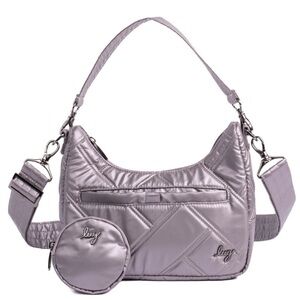 NWT LUG Curtsy Mini Crossbody Bag Metallic Pearl